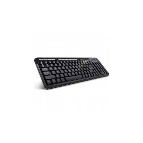 Teclado Vorago KB-202, Alámbrico, USB, Negro (Inglés)