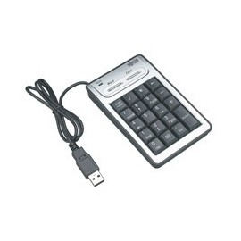 Tripp Lite Teclado Numérico KP3040, USB, Negro/Plata