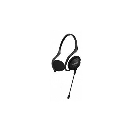 Maxell Audífonos con Micrófono H-Mic, Alámbrico, 3.5mm, Negro