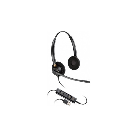 Plantronics Audífonos EncorePro HW525, Alámbrico, USB, Negro