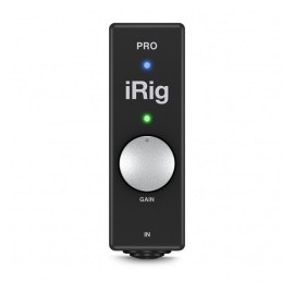 IK Multimedia Interfaz de Audio y MIDI iRig PRO, Alámbrico, Lightning, Negro