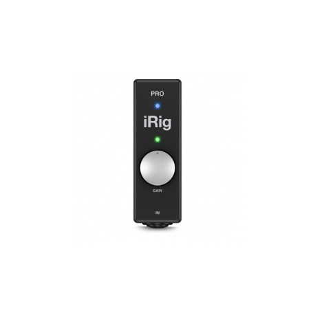 IK Multimedia Interfaz de Audio y MIDI iRig PRO, Alámbrico, Lightning, Negro