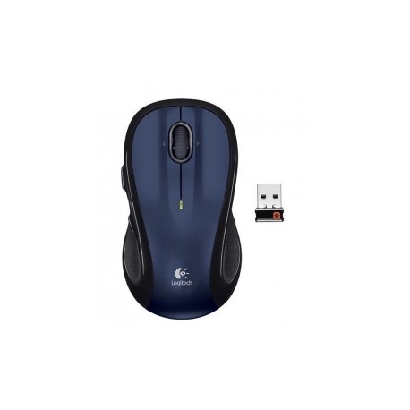 Mouse Logitech Láser M510, Inalámbrico, USB, Azul