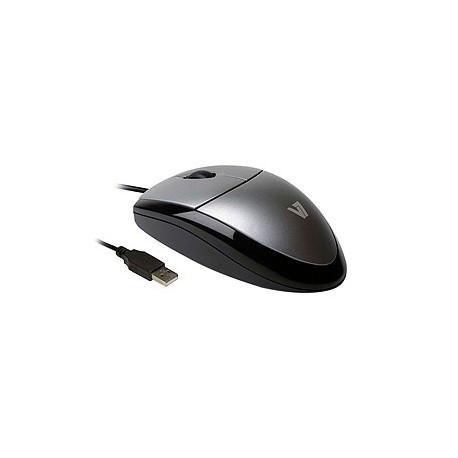 Mouse V7 Óptico MV3000010-5NC, Alámbrico, 1000DPI