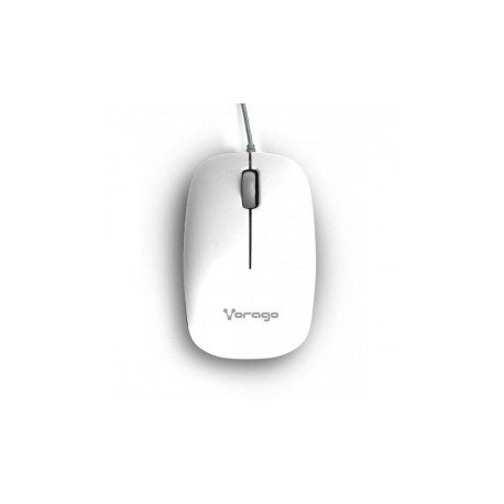 Mouse Vorago Óptico MO-206, Alámbrico, USB, 2400DPI, Blanco