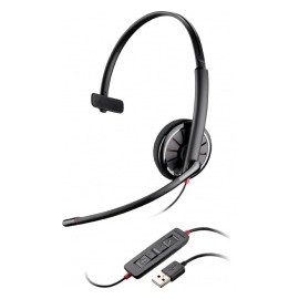 Plantronics Audífonos con Micrófono Blackwire Monoaural C310-M, Alámbrico, USB, Negro