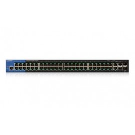Switch Linksys Gigabit Ethernet LGS552P PoE, 50 Puertos