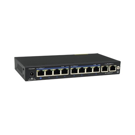 Switch Provision-ISR Gigabit Ethernet PoES-08120 2G, 10 Puertos