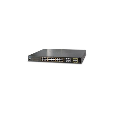 Switch Planet Gigabit Ethernet GS-4210-24P4C, 24 Puertos