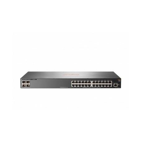 Switch HPE Gigabit Ethernet Aruba 2930F 24G 4SFP, 24 Puertos