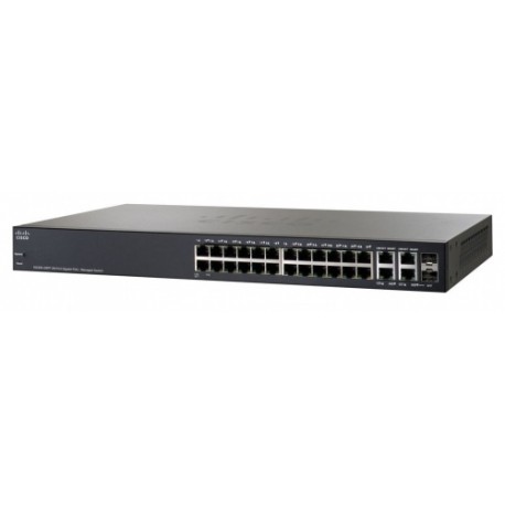 Switch Cisco Gigabit Ethernet SG300-28PP PoE, 26 Puertos