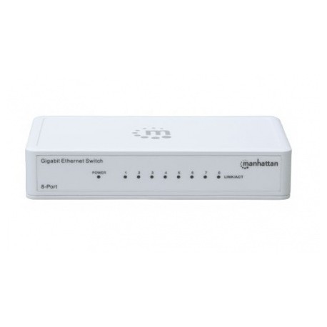 Switch Manhattan Gigabit Ethernet 560702, 8 Puertos