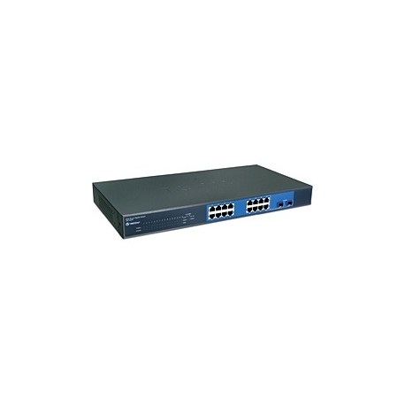 Switch Trendnet Gigabit Ethernet Web Smart TEG-160WS con 2 Ranuras Mini-GBIC Compartidas, 16 Puertos, 32 Gbit