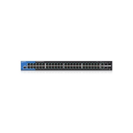 Switch Linksys Gigabit Ethernet LGS552 Montaje en Rack, 50 Puertos