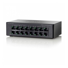 Switch Cisco Fast Ethernet SF110D-16HP PoE, 16 Puertos