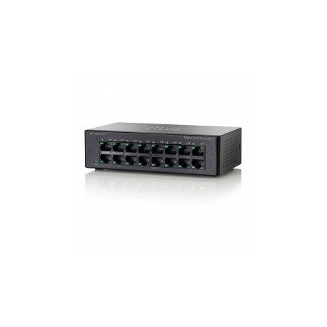 Switch Cisco Fast Ethernet SF110D-16HP PoE, 16 Puertos