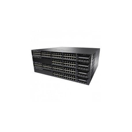 Switch Cisco Gigabit Ethernet Catalyst 3650 Full PoE 4x1G Uplink IP Base, 48 Puertos