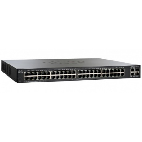 Switch Cisco Gigabit Ethernet SG200-50FP PoE 370W, 48 Puertos