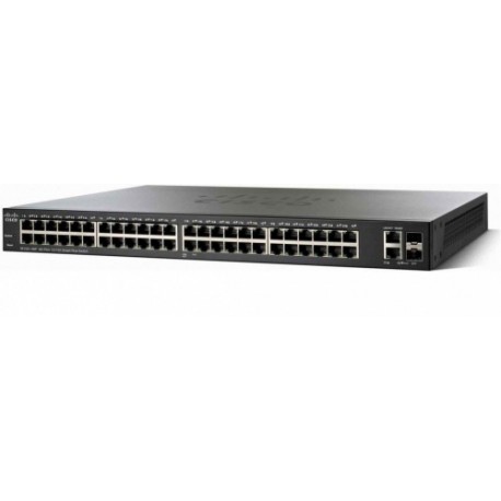 Switch Cisco Fast Ethernet Smart Plus SF220-48P PoE, 48 Puertos