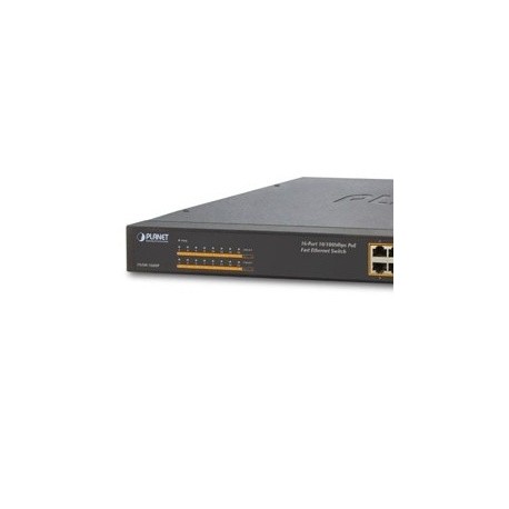 Switch Planet Fast Ethernet FNSW-1600P, 16 Puertos