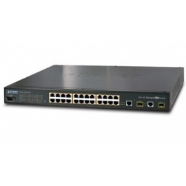 Switch Planet Fast Ethernet FGSW-2620VMP4, 24 Puertos