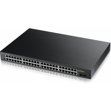 Switch ZyXEL Gigabit Ethernet GS1900-48HP, 48 Puertos