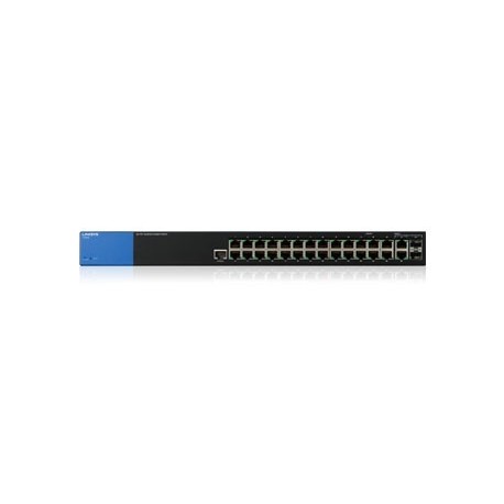 Switch Linksys Gigabit Ethernet LGS528, 26 Puertos