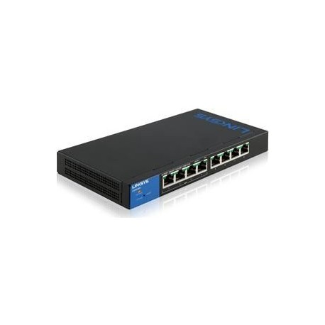 Switch Linksys Gigabit Ethernet LGS308P, 8 Puertos