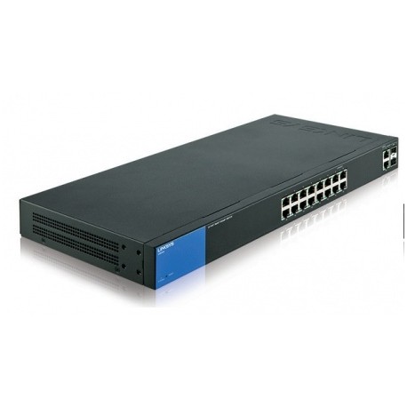 Switch Linksys Gigabit Ethernet LGS318P, 16 Puertos