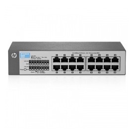 Switch HPE Fast Ethernet V1410, 10-100Mbps, 3.2Gbit s, 16 Puertos, 8000 Entradas – No Administrable