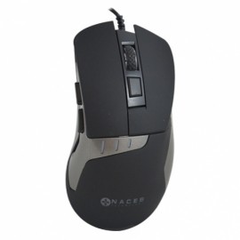 Mouse Naceb Láser NA-616, Alámbrico, USB, 2400DPI,