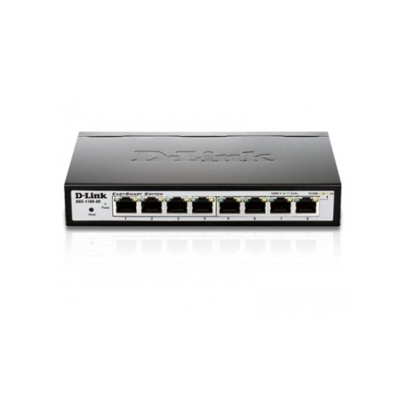 Switch D-Link Gigabit Ethernet EasySmart DGS-1100-08, 8 Puertos