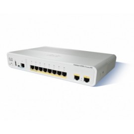 Switch Cisco Gigabit Ethernet Catalyst 2960CPD-8PT-L, 10 Puertos