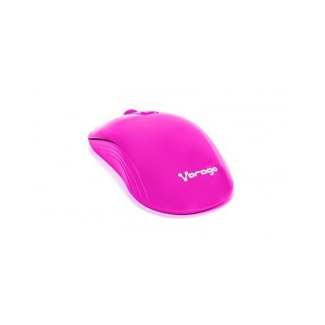 Mouse Vorago Óptico MO-207, RF Inalámbrico, 1600DPI, Rosa