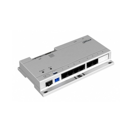 Dahua Switch PoE para Sistema IP DH-VTNS1060A, Cat 5e, 6x RJ-45