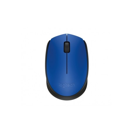 Mouse Logitech Óptico M170, Inalámbrico, USB, Negro Azul