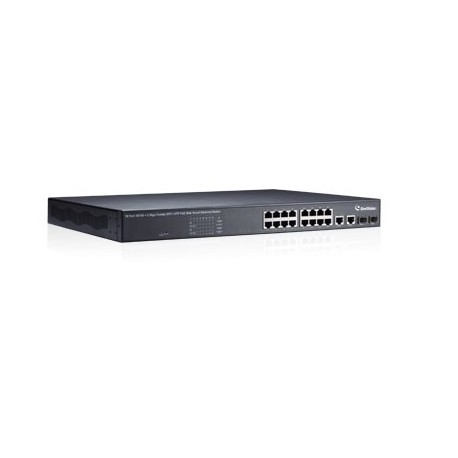 Switch GeoVision Fast Ethernet GV-POE1601, 16 Puertos