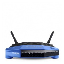 Router Linksys Ethernet Smart Banda Doble WRT1200AC AC1200, Inalámbrico, 5x RJ-45, 2.4-5GHz, con 2 Antenas Externas