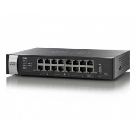 Router Cisco Gigabit Ethernet con Firewall RV325, Alámbrico, 16x RJ-45, 2x USB 2.0,