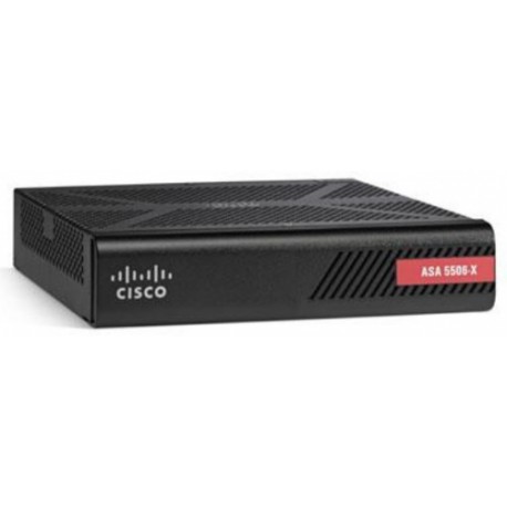 Cisco Router con Firewall ASA 5506-X con FirePOWER, Alámbrico, 750 Mbits, 9x RJ-45