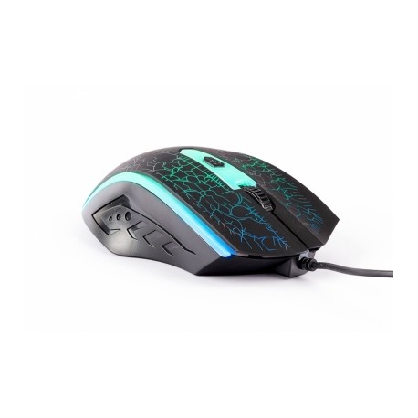 Mouse Gamer Naceb Óptico NA-592NE, Alámbrico, USB, 1200DPI, Multicolor