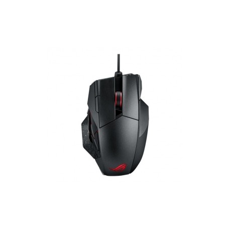 Mouse Gamer ASUS Láser ROG Spatha, Alámbrico Inalámbrico, USB, 8200DPI, Negro