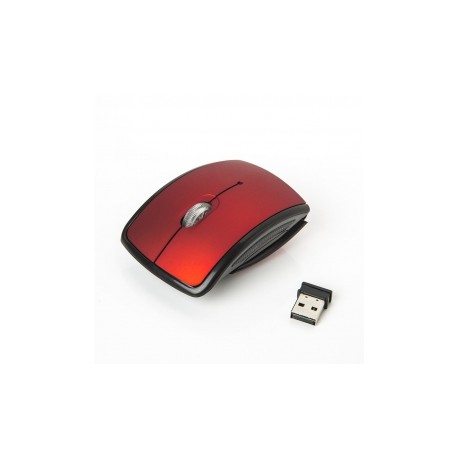 Mouse One Óptico EM-121W, Inalámbrico, USB, 1000DPI