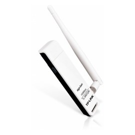 TP-LINK Adaptador de Red USB TL-WN722N, Inalámbrico, 2.4 - 2.4835 GHz, con Antena de 4dBi