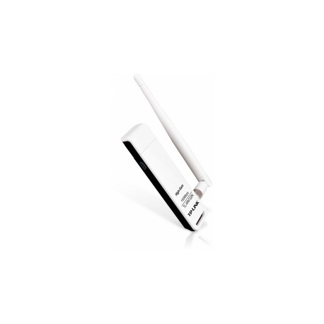 TP-LINK Adaptador de Red USB TL-WN722N, Inalámbrico, 2.4 - 2.4835 GHz, con Antena de 4dBi