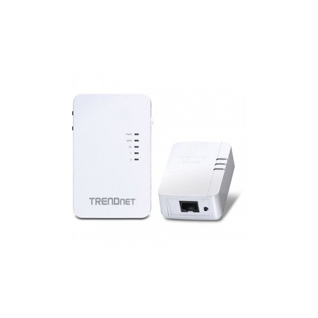 TP-LINK Kit de Adaptador Powerline TPL-410AP  TPL-406E, Inalámbrico, Blanco