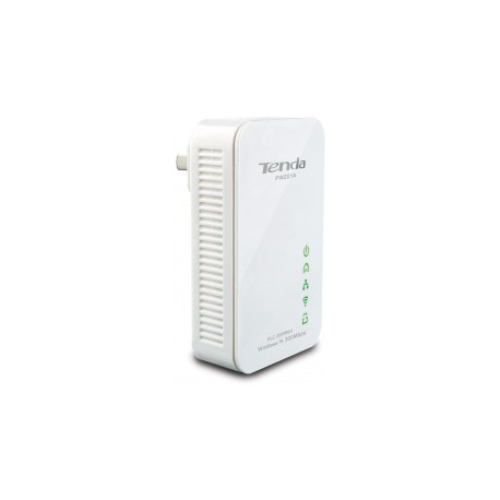 Tenda Adaptador Powerline PW201A, Inalámbrico, 300 Mbit