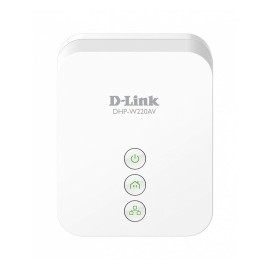 D-Link Adaptador de Red Powerline N150 Mini DHP-W220AV, Inalámbrico, 2x RJ-45, 200 Mbit