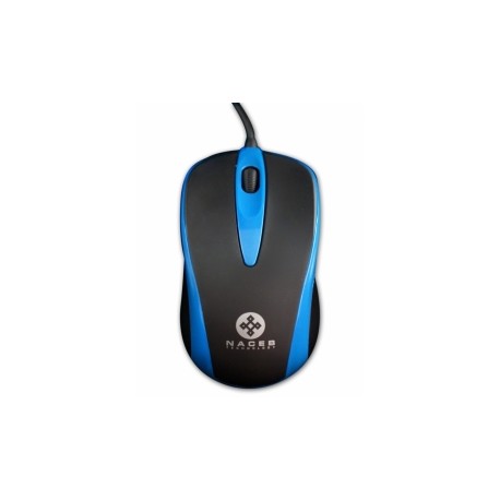 Mouse Naceb Óptico NA-099, Alámbrico, USB, 1000DPI, Negro Azul