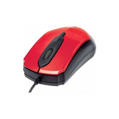 Mouse Manhattan Óptico Edge, Alámbrico, USB, 1000DPI